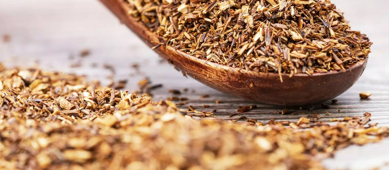 Rooibos. Naturellement doux, sans caféine.