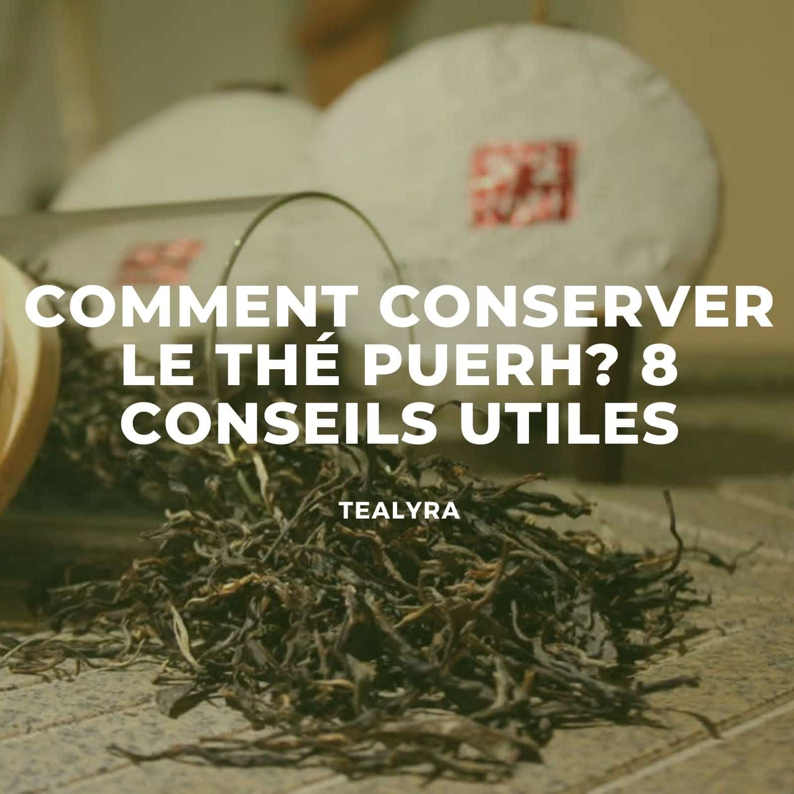 Comment conserver le thé puerh? 8 conseils utiles!