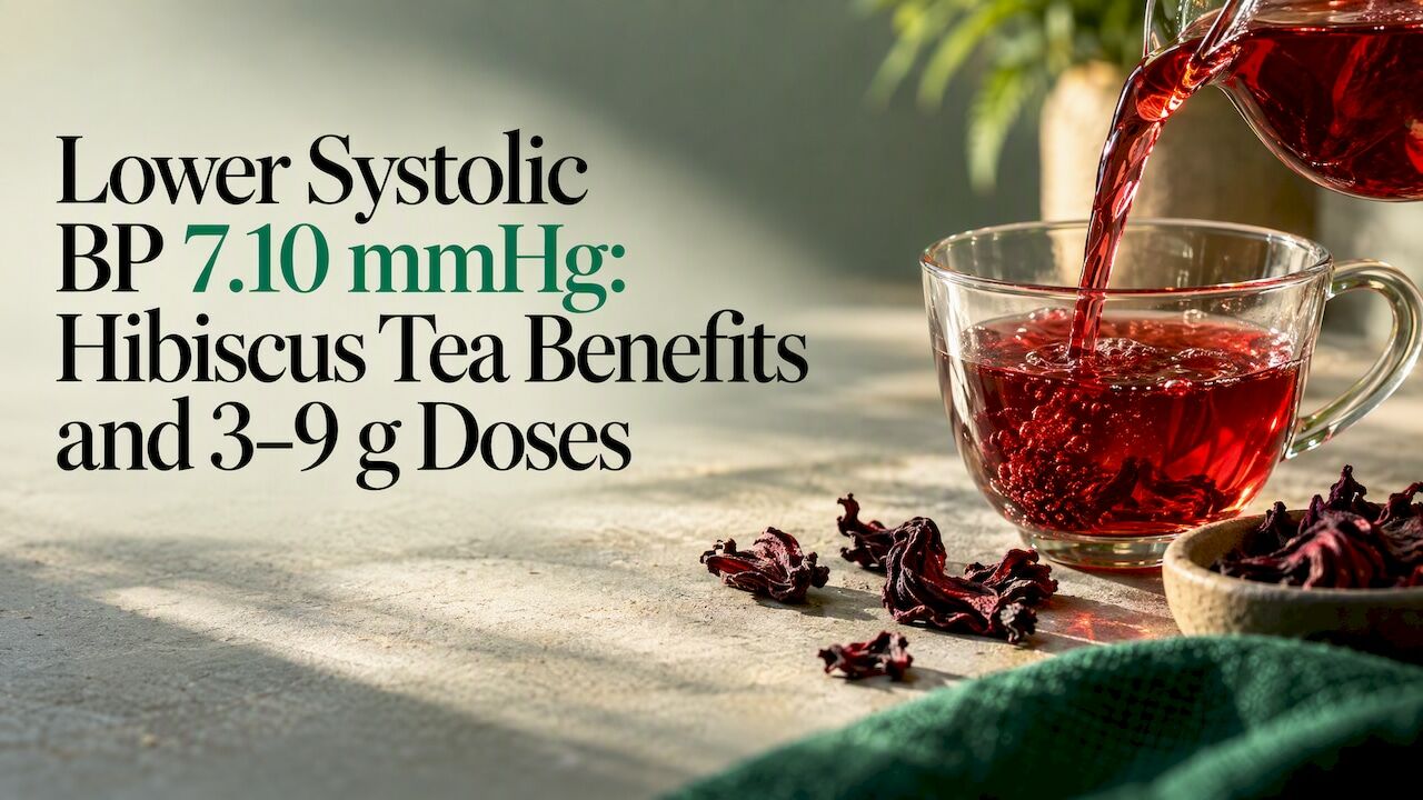 Ruby hibiscus tea being poured into cup