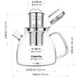 Théière en Verre Lyra 1000ml