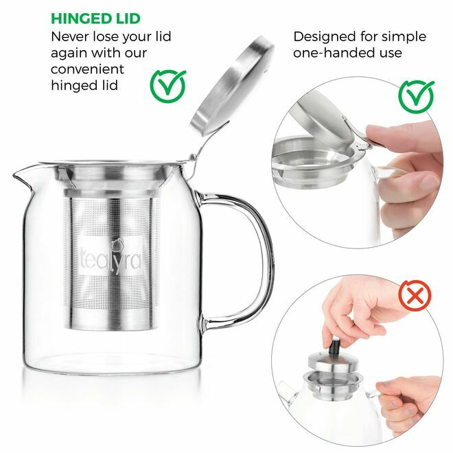 Théière en verre Pyxis 20Oz